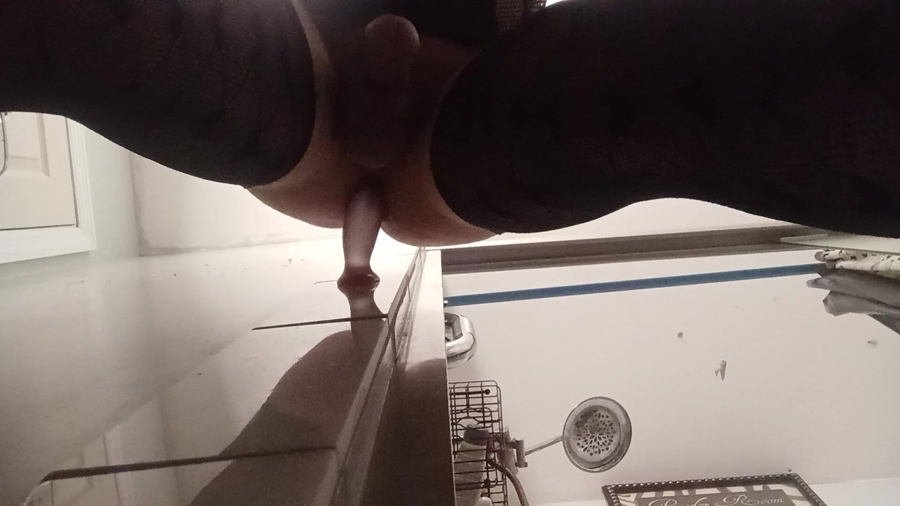Sissy with his dildo