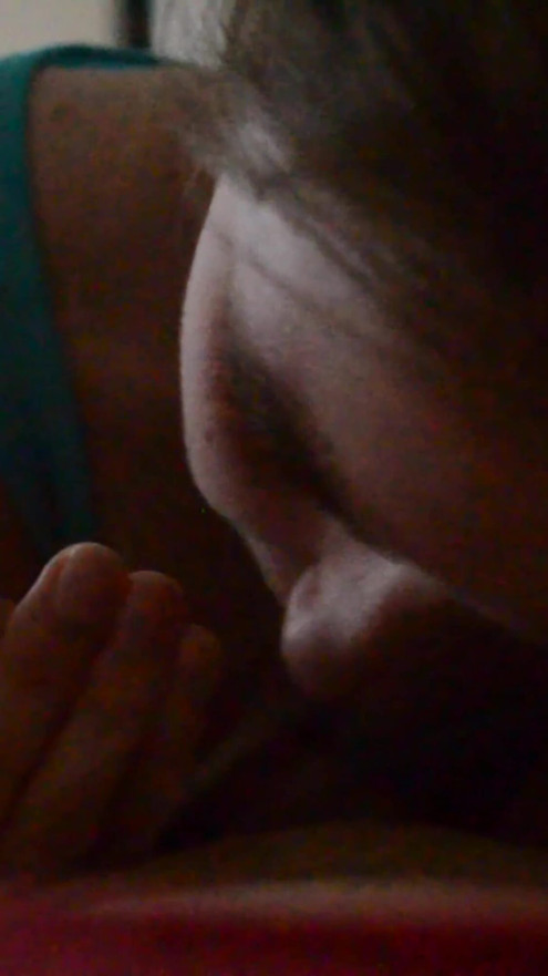 POV Teen First Ever Handjob and Blowjob | Clip 1