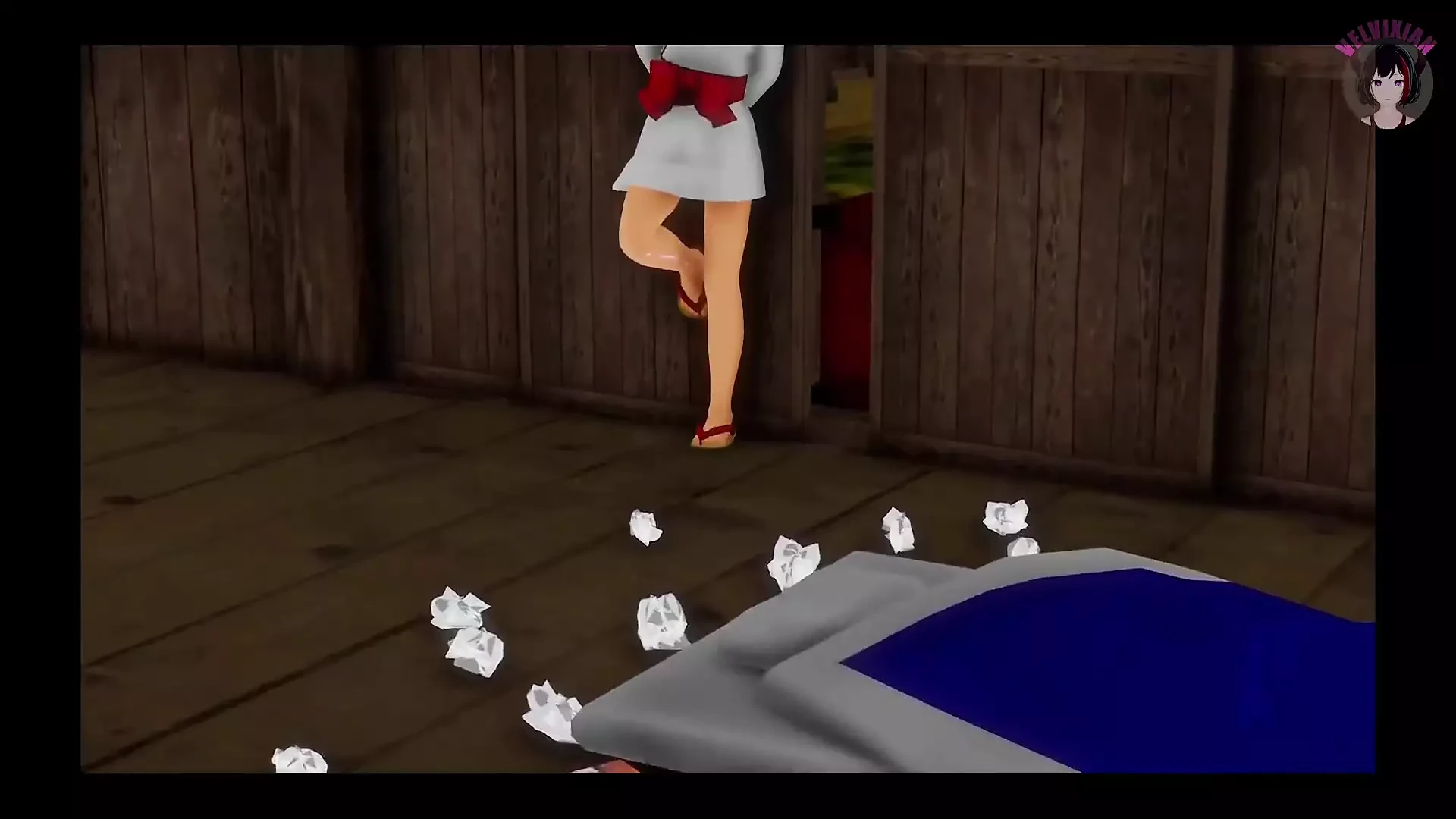 Shrine Maiden Boy Who Offers His Body