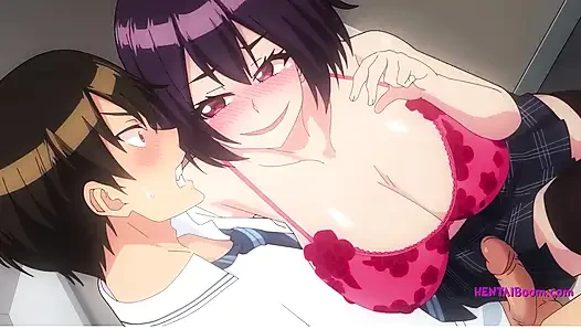 Gadis anime lagi penuh gairah di animasi hentai lovers