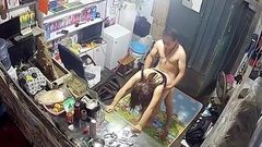 Hook up with small shop wife..When guy came to buy at night