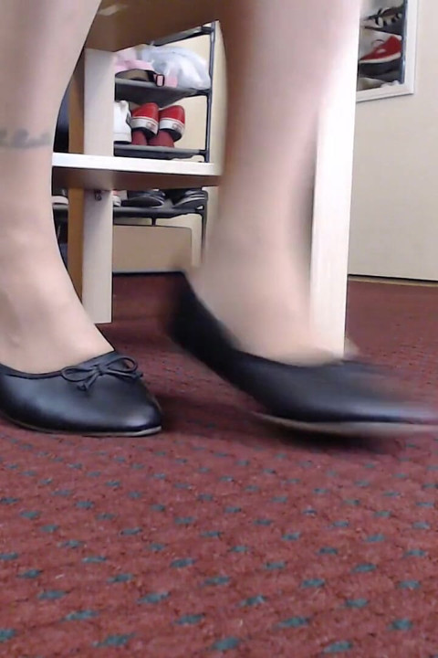 Pantimedias, ballet plano, juego de zapatos