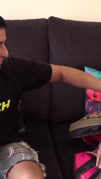Must-see moment from "Hot Indian MILF Mom gets body massage and hard fucked by 18 year old Teen Step Son"