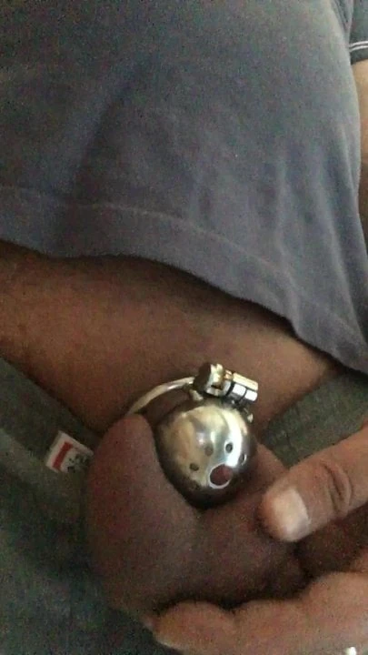New cage from new cuckold slut