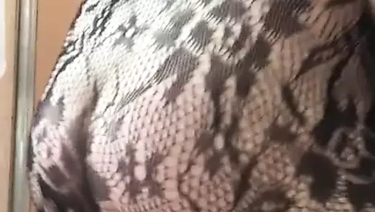 Big juicy ass in bodystocking fat ass gay ass booty shake