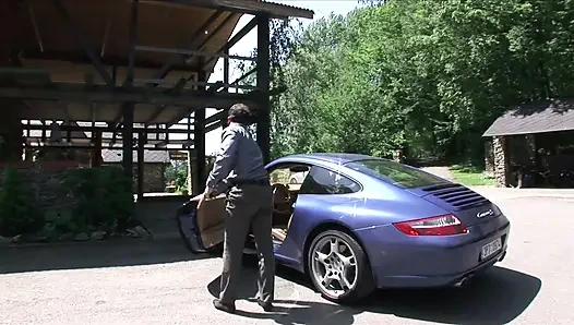 Maid gets fucked in ass