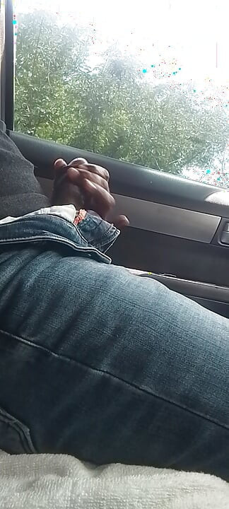 Public sex in car with open road
