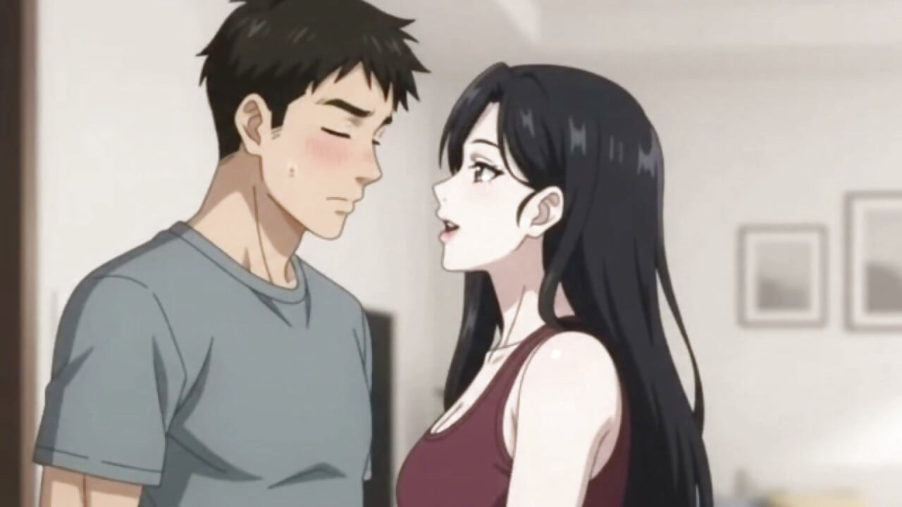 She Caught Me Looking her workout and punish me as blowjob