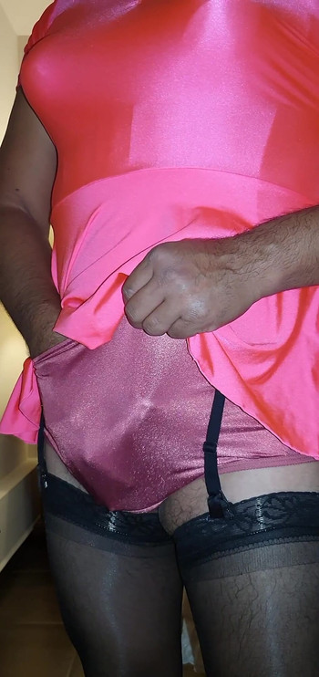 90s Cheerleader Sissy Suit, Super Bright and Tight