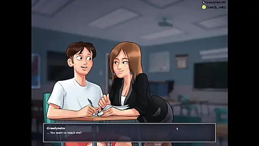 Bu guru nakal ini akhirnya dientot habis-habisan sama kontol besar - kisah musim panas (dijuluki)