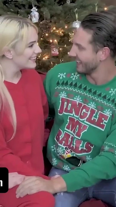 Must-share moment from "FamilyStrokes - Tiny Blonde Babe Kenna James Bonds With Her Perv Stepmom and Stepdad On Christmas"