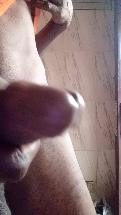 Big black African huge dick, hot masturbation and huge cum | Clip 2