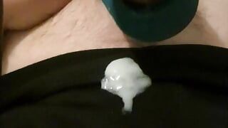 C1 - HOMEMADE SOLO - male sextoy sleeve pov with cumshot and slow motion