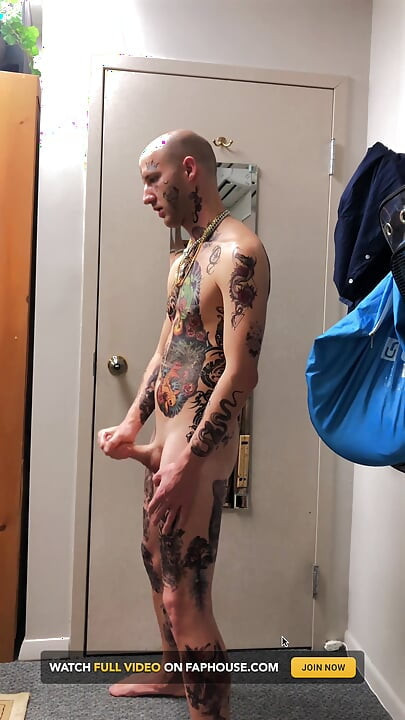 Tatted Twink Masturbation Solo