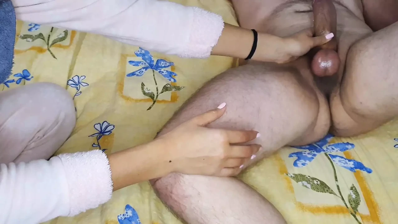 Femdom Session Inserting 3 Fingers Deep in Slave's Fat Ass, Fisting, Prostate Massage Milking Orgasm