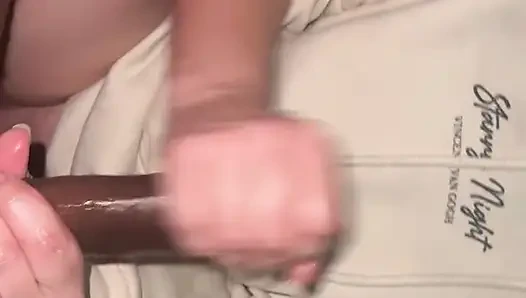 Losyon ile sert büyük zenci