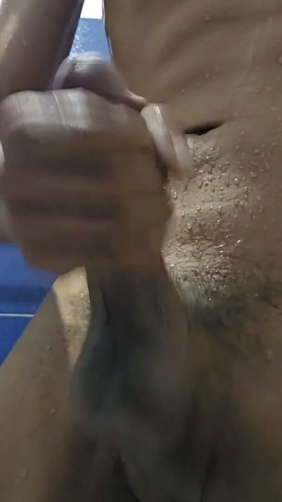 Normal shower turn in to touching and endup Cum in Shower | Clip 2