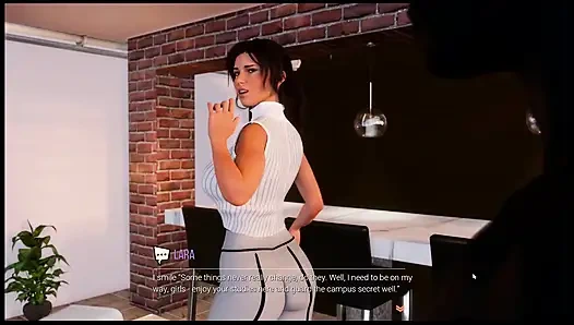 Croft Adventures Oyunu Hentai Oyunu Parodi Bölüm 5 Lara büyük siyah bir penisle bir gloryhole buluyor!