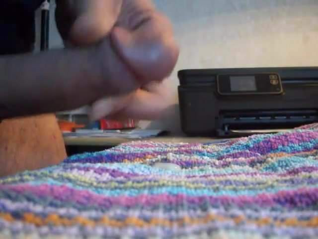 Closeup Cock Jerking