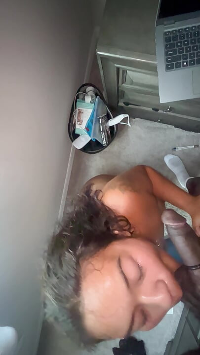 Throat fucking Latina