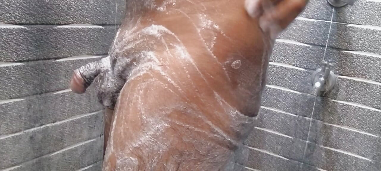 Masturbated with soap while bathing