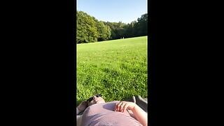 Wet Pussy No Panties - Fingered in a Public Park at Daytime