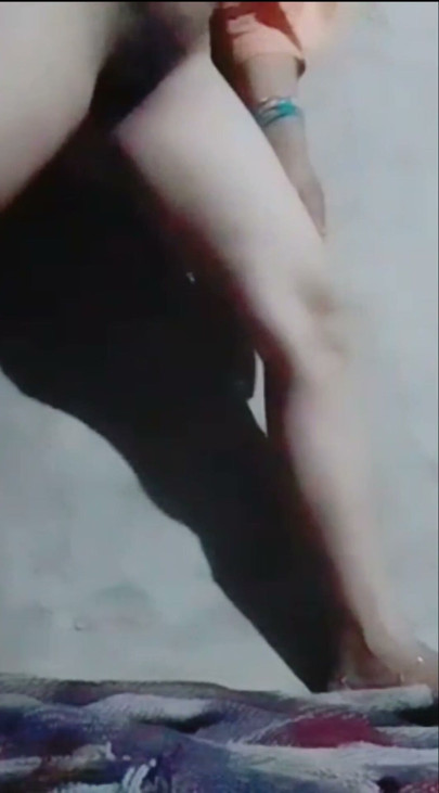 The hot girl is having a lot of fun while masturbating, pressing her breasts and caressing her nipples, she is getting orgasm an | Clip 2