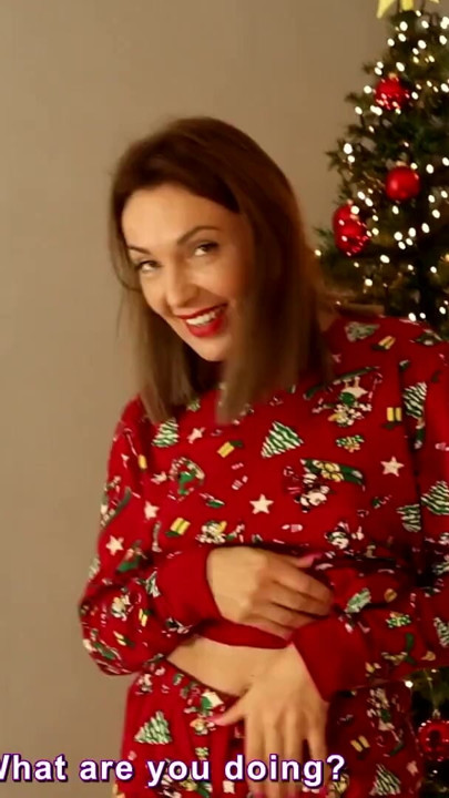 MY HOT STEPMOM FUCK UNDER CHRISTMAS TREE! Creampie Inside Pussy | Clip 2