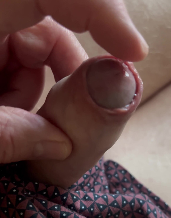 Pre cum cock play