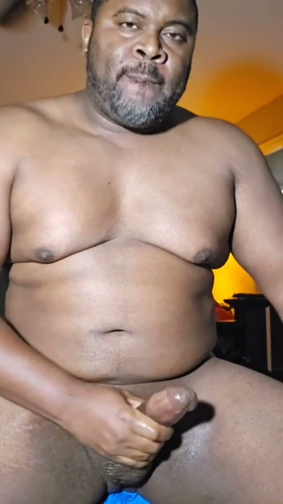 Black Man Pissing and Jerking his BBC | Clip 2