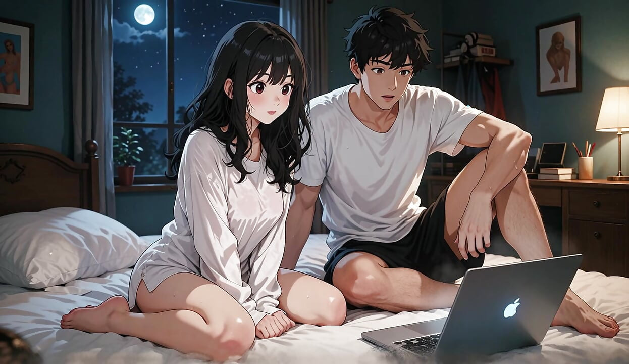 Beautiful woman with big tits gets fucked in her room mercilessly- anime porn- AI porn