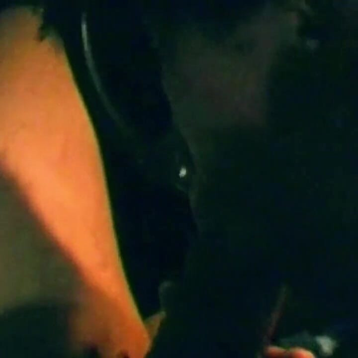 Brunette Fingers Herself Deep in Dark Car