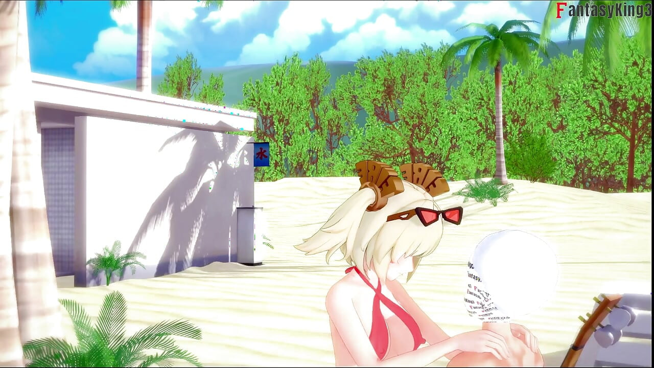 Burnice bikini mamada en la playa - 2 - Zenless Zona Cero (ZZZ)