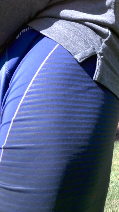 Must-share moment from "Out for a run with my cock popping out of my shorts"