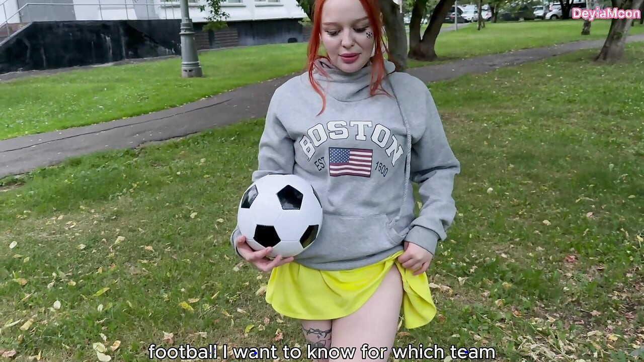 A female soccer player sucked me off in a public place and I came inside her pussy.