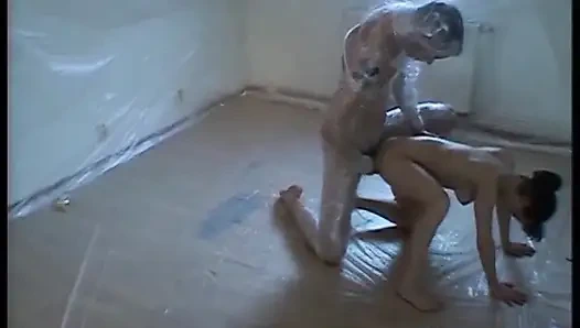 Fucking Blonde MILF with Big Ass in Bedroom Until She Takes Creampie