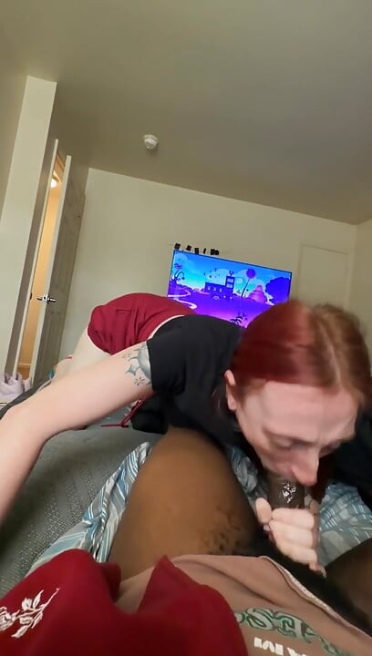 That Hungry Mouth Doesn’t Play Nice. She Sucks Like She’s Starving For It. СUm Boobs And Cum In Mouth