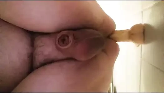Bir dik 19x4,5 yapay penis sikme içinde benim dik popo