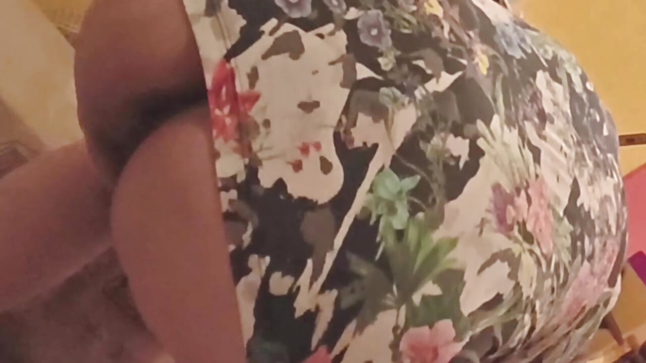 Follow my girlfriend as she does chores around the house with a t-shirt and nothing else!