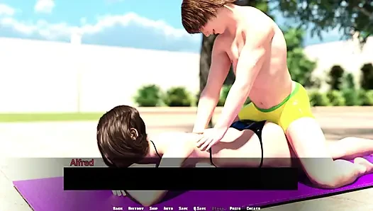 Matias Caught Alfred Massaging His Stepmom Big Boobs On Swimming Pool