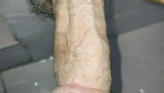 semen coming out of a long cock