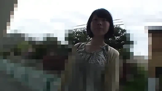 Japanese lady picked up and creampied