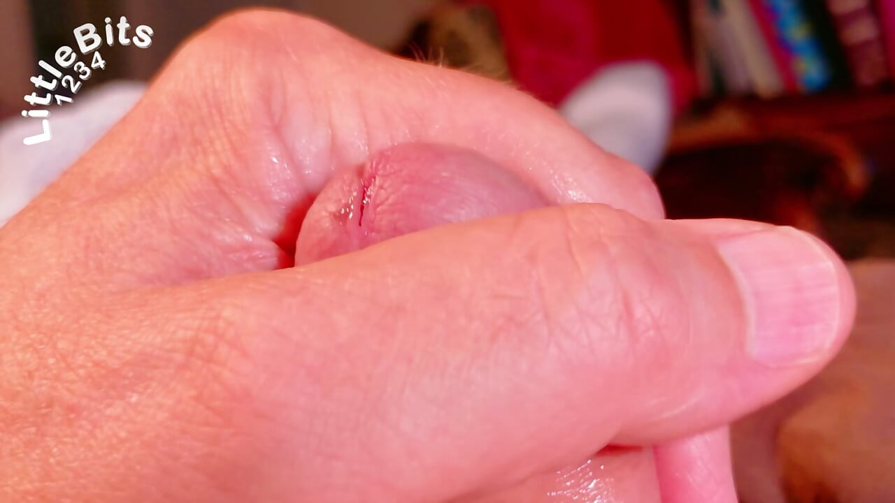 Tiny Pink Wet Cock Masturbation #4