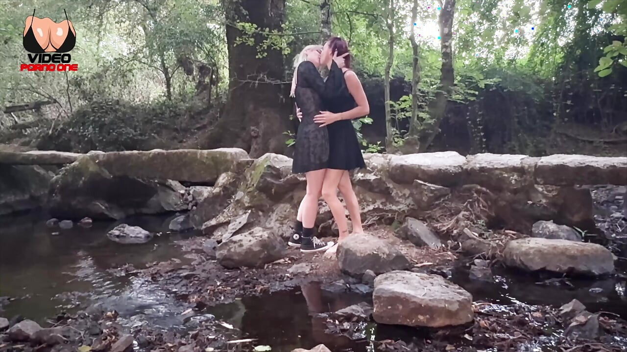 2 Girlfriends Get Fucked in the Woods by a Stranger!