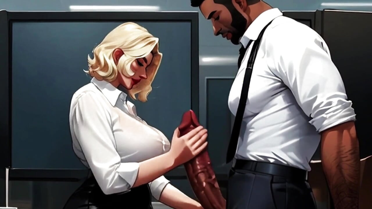 Secretarelor sexy le place să-și arate țâțele mari naturale