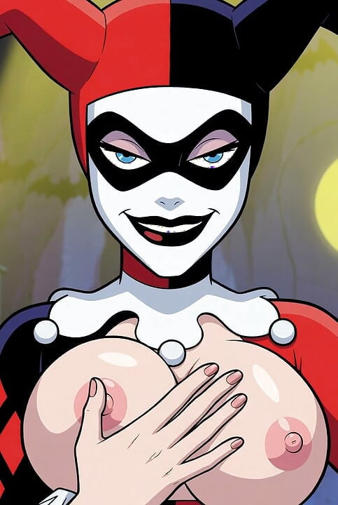 Enge kahle arsch-muschi harley Quinn neckt