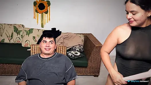 Curvy MILF MaraSexx fucks a thief