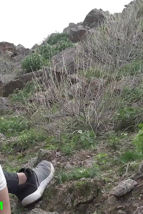 18 Yr Old Blonde Facefucked While Hiking