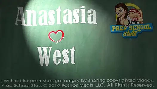 Юную шлюшку Anastasia Rose грубо трахнули и покрывали спермой
