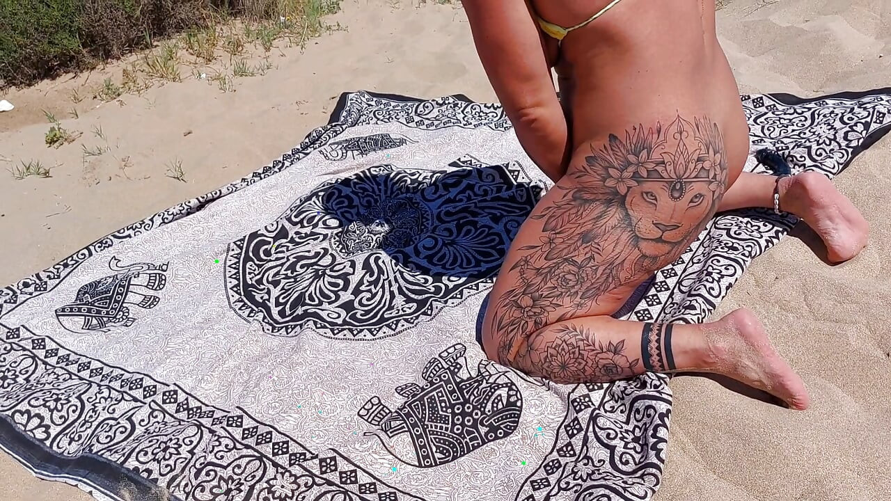 A Good Bitch Fucked on the Beach